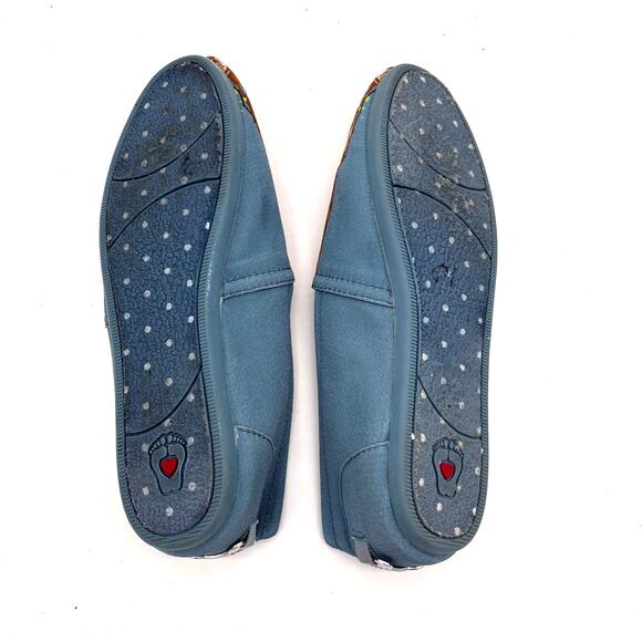 Sketchers Bob's Dogs German Shepard Women's Sz 8.5 Slip on Blue Comfort Walking - Picture 8 of 9